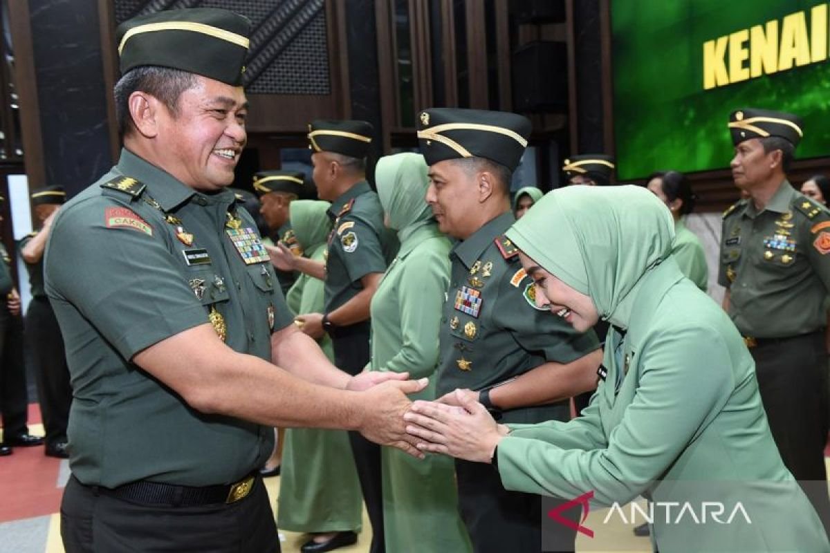 Inilah 25 perwira tinggi TNI AD yang dimaksud digunakan resmi naik pangkat pada Juli 2025
