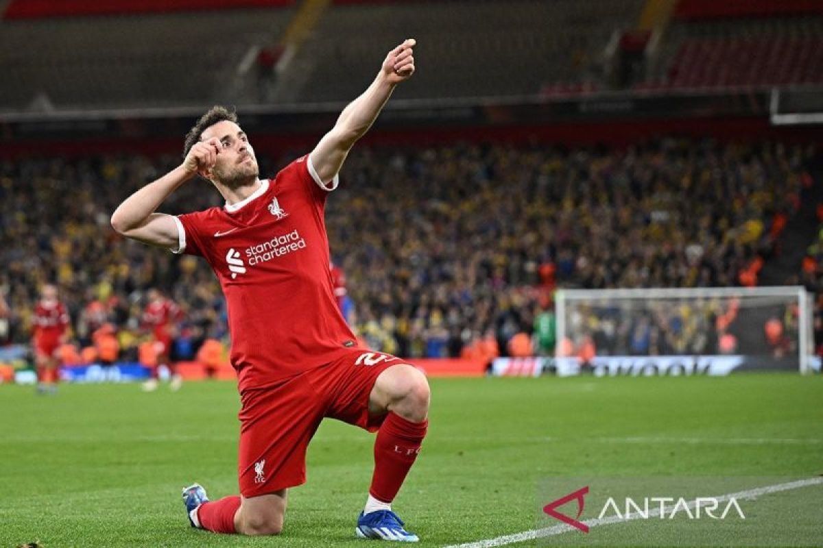 Lirik chant Diogo Jota yang tersebut digunakan popular dalam tempat tribun Liverpool