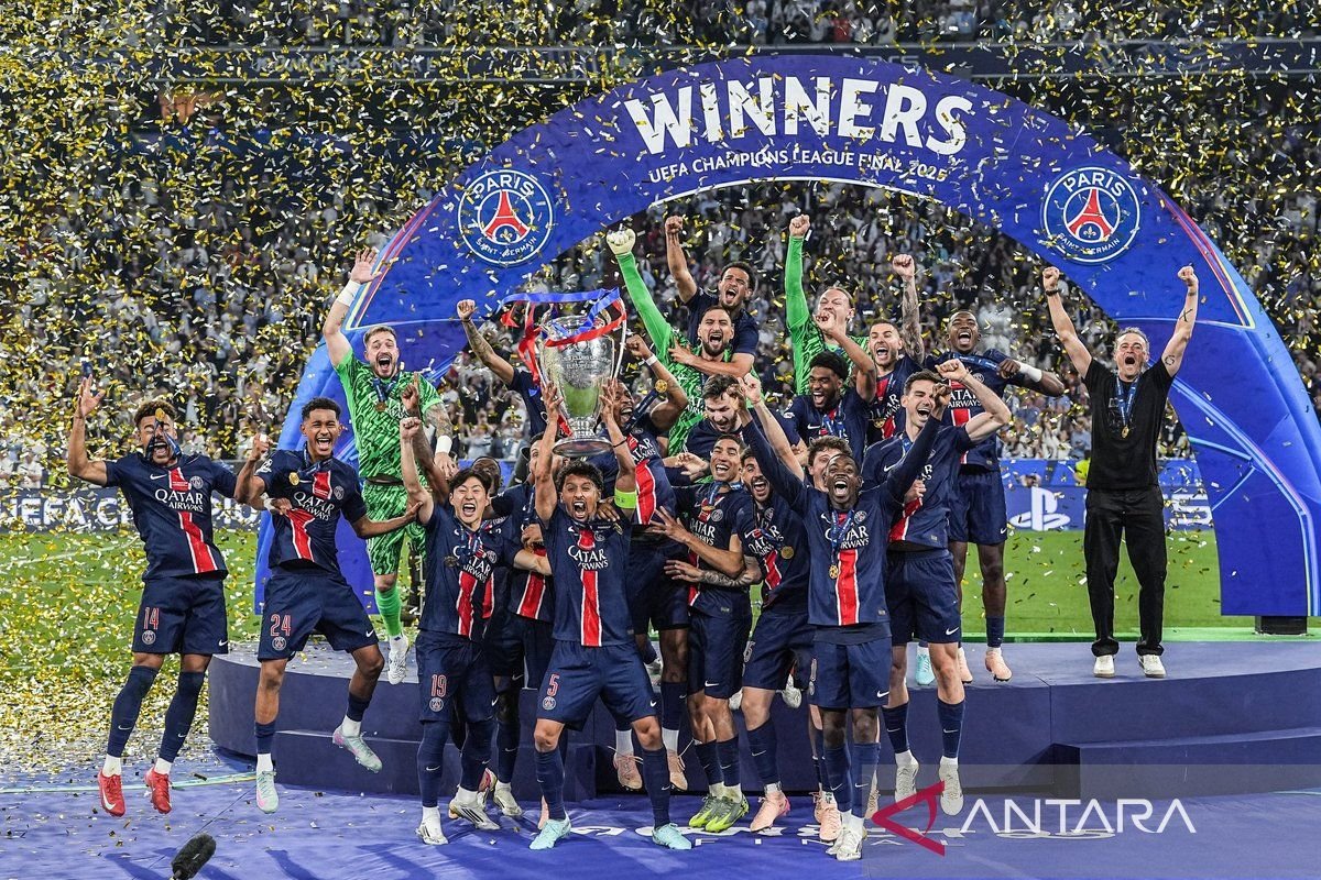 UEFA umumkan susunan pasukan terbaik Turnamen Champions 2025, PSG mendominasi
