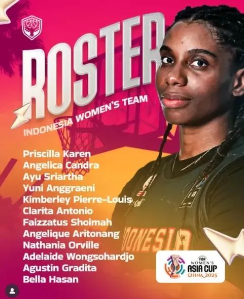 Daftar Pemain Timnas Basket Putri Indonesia Proyeksi FIBA Women’s Asia Cup 2025 Division A