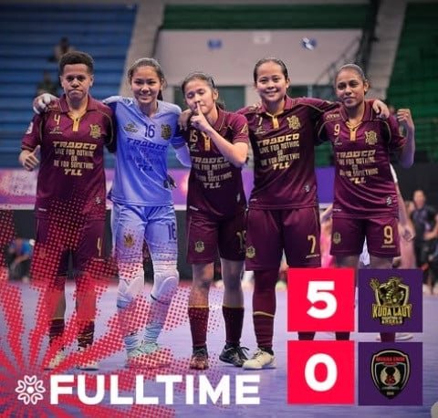 Hasil Turnamen Futsal Profesional Putri 2025: KLN Angels Berhasil Telak menghadapi Muara Enim United 5-0