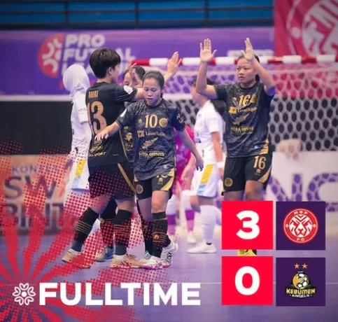 Hasil Turnamen Futsal Profesional Putri 2025: MSP FC Gasak Kebumen Angels 3-0