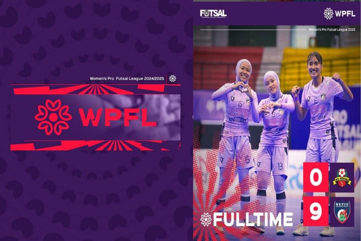 Hasil Turnamen Futsal Profesional Putri 2025: Netic FC Bantai Karmila Sari Futsal 9-0