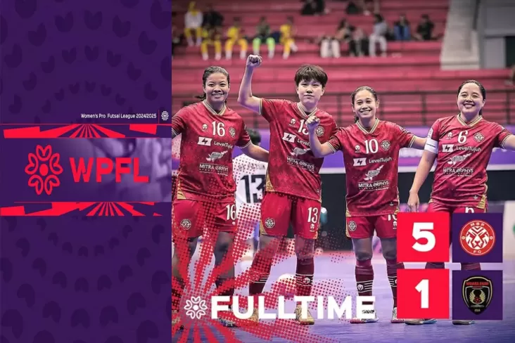 Hasil Kejuaraan Futsal Profesional Putri 2035: MSP FC vs Muara Enim United 5-1