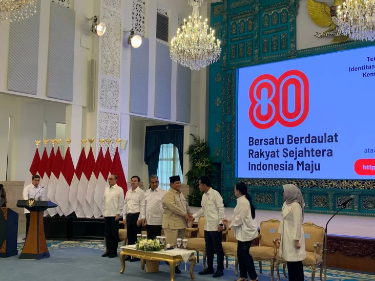 Hal ini adalah Logo HUT ke-80 RI yang mana yang disebutkan Diluncurkan Prabowo