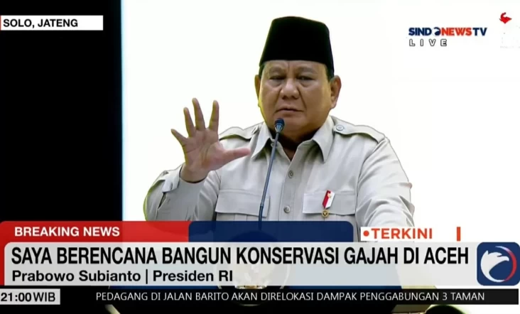 Prabowo Sering Cek Podcast Waktu petang Hari Bahas Dirinya
