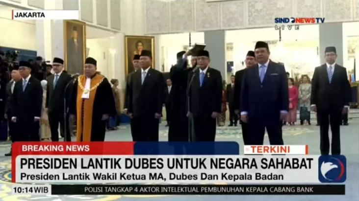 8 Dubes Baru Dilantik Presiden Prabowo, Salah Satunya Dwisuryo Indroyono Soesilo
