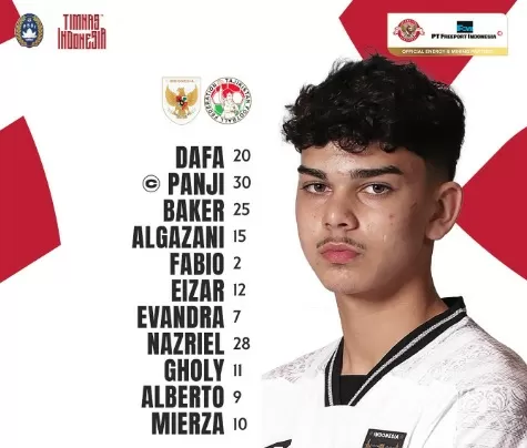 Daftar Pemain Timnas Indonesia U-17 vs Tajikistan di Piala Kemerdekaan 2025