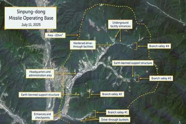 Ini adalah adalah Lokasi Rahasia Pangkalan Rudal Tercanggih Korut, Momok Nuklir bagi Negeri Paman Sam lalu Sekutunya