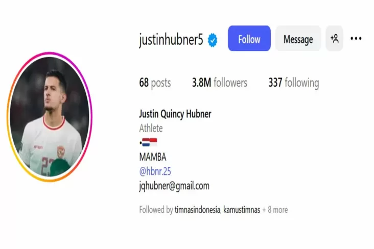 Justin Hubner Tegaskan Popularitas Instagram Tak Berarti dalam Lapangan Hijau!