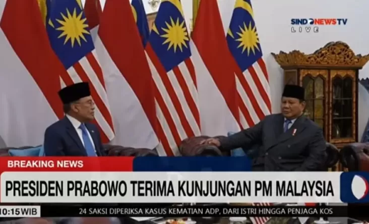 Prabowo Apresiasi Anwar Ibrahim Jadi Penengah Perang Thailand-Kamboja