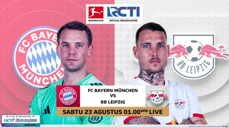 Saksikan Duel Panas dalam tempat Matchday pertama Bundesliga 2025 antara Bayern Muenchen vs RB Leipzig