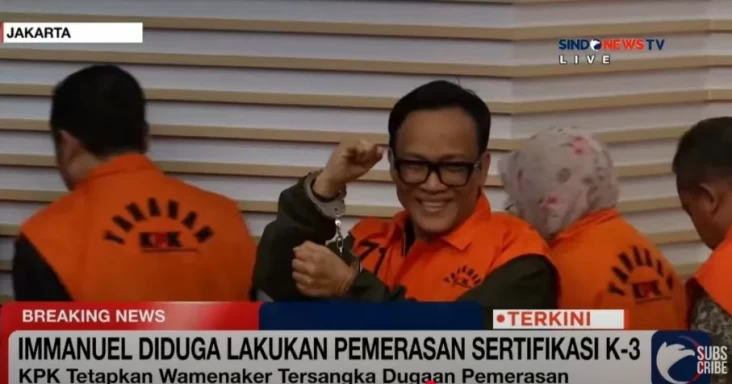 Usai Dipajang KPK, Noel Ebenezer Tersenyum kemudian Kepalkan Tangan