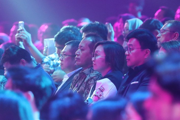 Wamen Ekraf Irene Umar Ikut Joget di tempat pada HUT ke-36 RCTI, Sebut Panggungnya Kelas Planet