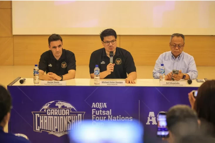 Bersama AQUA, Timnas Futsal Indonesia Siap Berprestasi di tempat area Four Nations Cup 2025