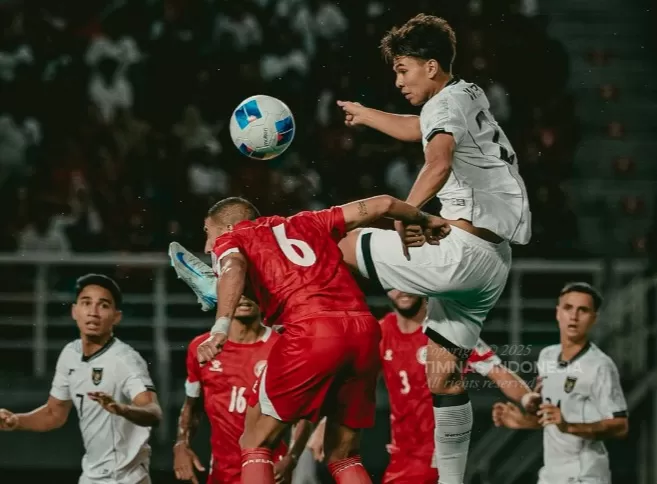 Debut Adrian Wibowo Warnai Hasil Imbang Timnas Indonesia Lawan Lebanon
