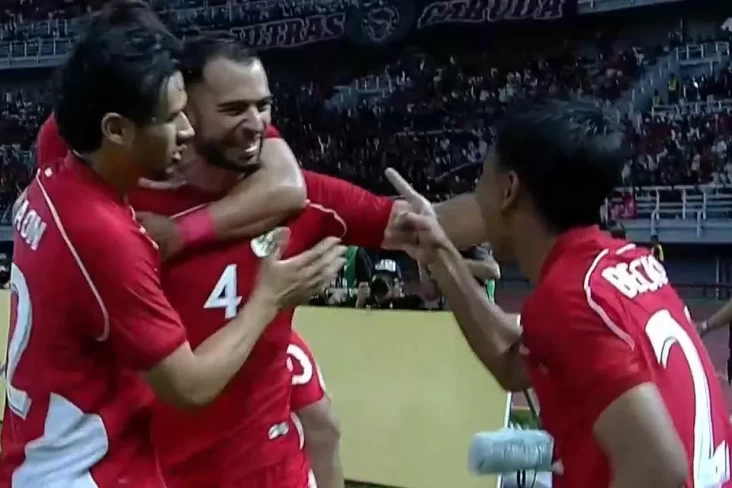 Hasil Timnas Indonesia vs Taiwan 4-0 pada area Babak Pertama: Jordi Amat Cetak Gol Kilat