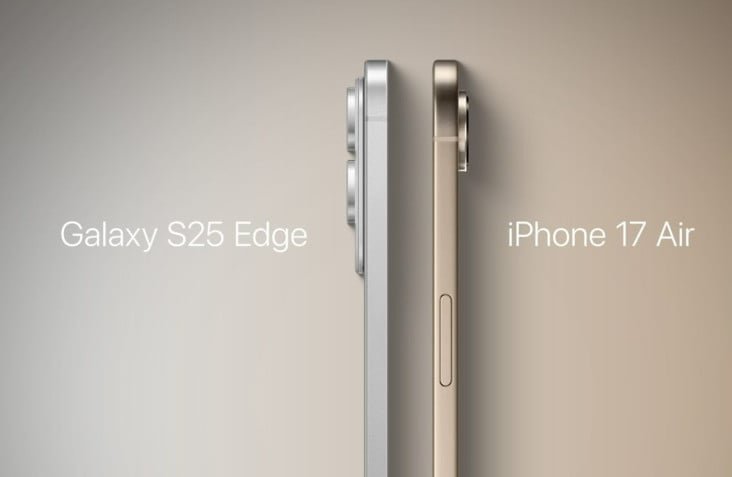 iPhone 17 Air vs Samsung Galaxy S25 Edge, Perang Desain Super Sempit 2025!
