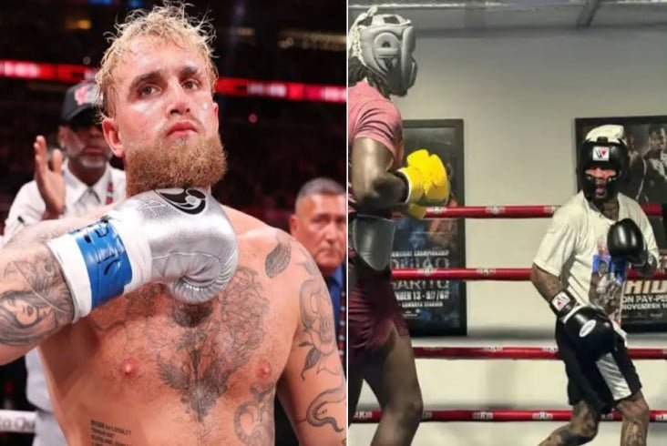 Jake Paul Ejek Gervonta Davis Berlatih Tanding dengan Petinju Kelas Berat Jangkung