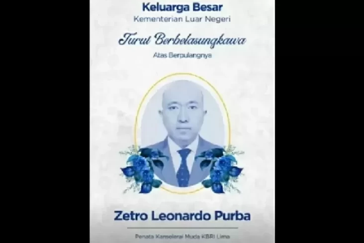 Kemlu: Jenazah Staf KBRI Zetro Purba Korban Penembakan Sudah Selesai Diautopsi