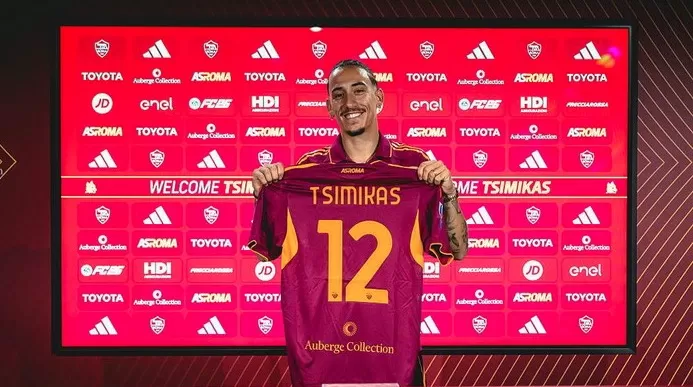 Liverpool Lepas Kostas Tsimikas ke Amerika Serikat Roma