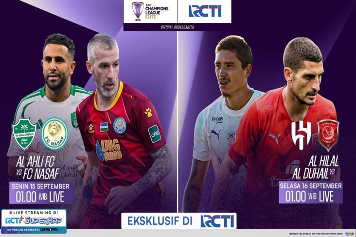 Panggung Elite AFC Champions League: Al Ahli & Al Hilal Hadapi Tantangan Berat, LIVE di dalam tempat RCTI!
