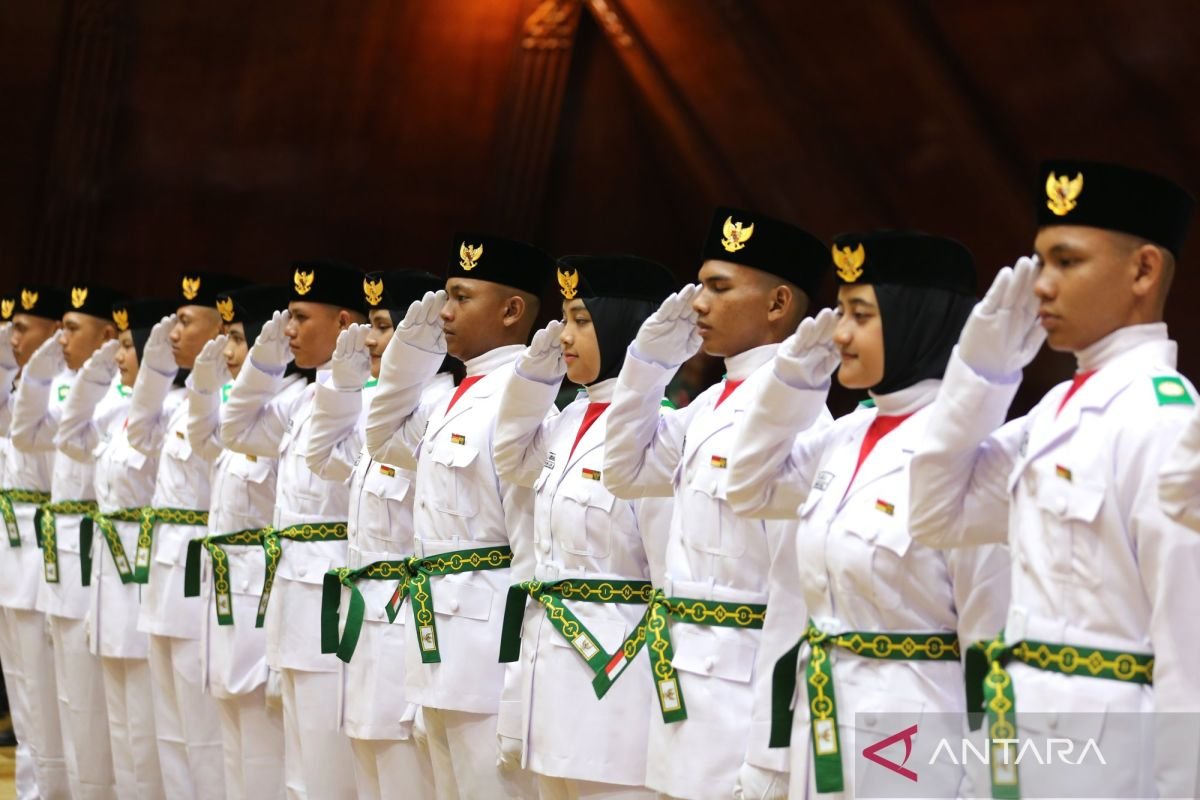 Mengenal apa itu formasi 17-8-45 pada Paskibraka