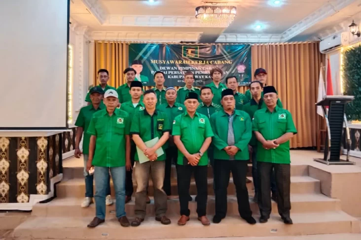 PPP Way Kanan Mantapkan Bantuan untuk Mardiono pada area Muktamar X