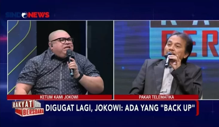 Razman Nasution Tak Terima Dituding Roy Suryo Ngambil Receh ke Rumah Jokowi