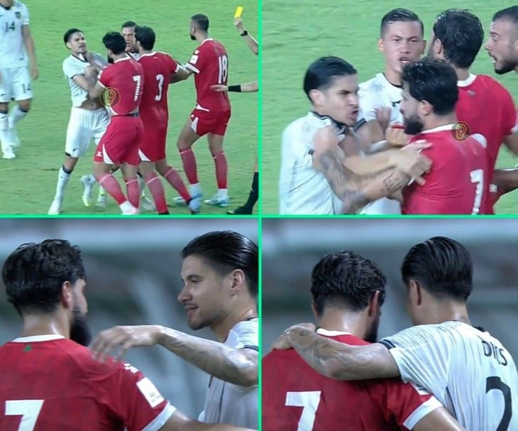 Tensi Panas, Momen Kevin Diks Terpancing Permainan Kasar Lebanon