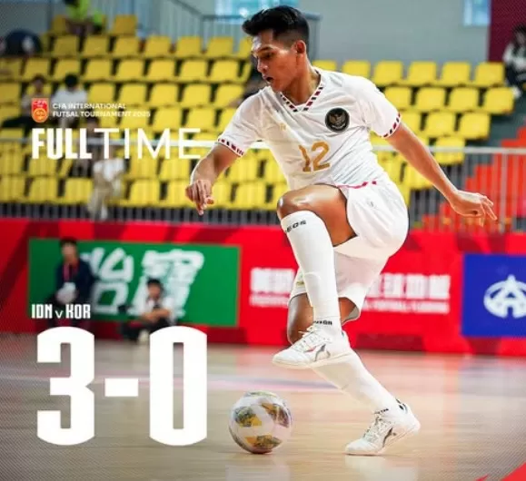 Timnas Indonesia Kalahkan Korea Selatan, Tembus Final CFA International Men’s Futsal Tournament