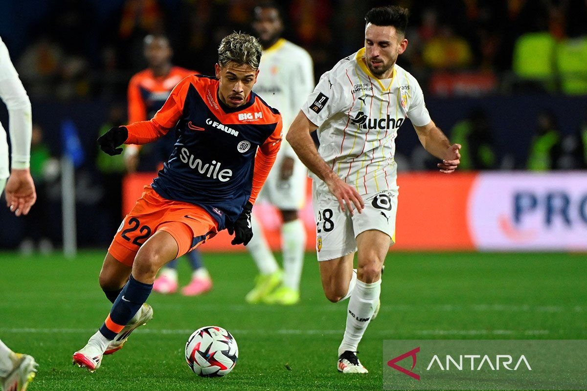 Montpellier terus pada zona degradasi Ligue 1 usai kalah dari Lens 0-2