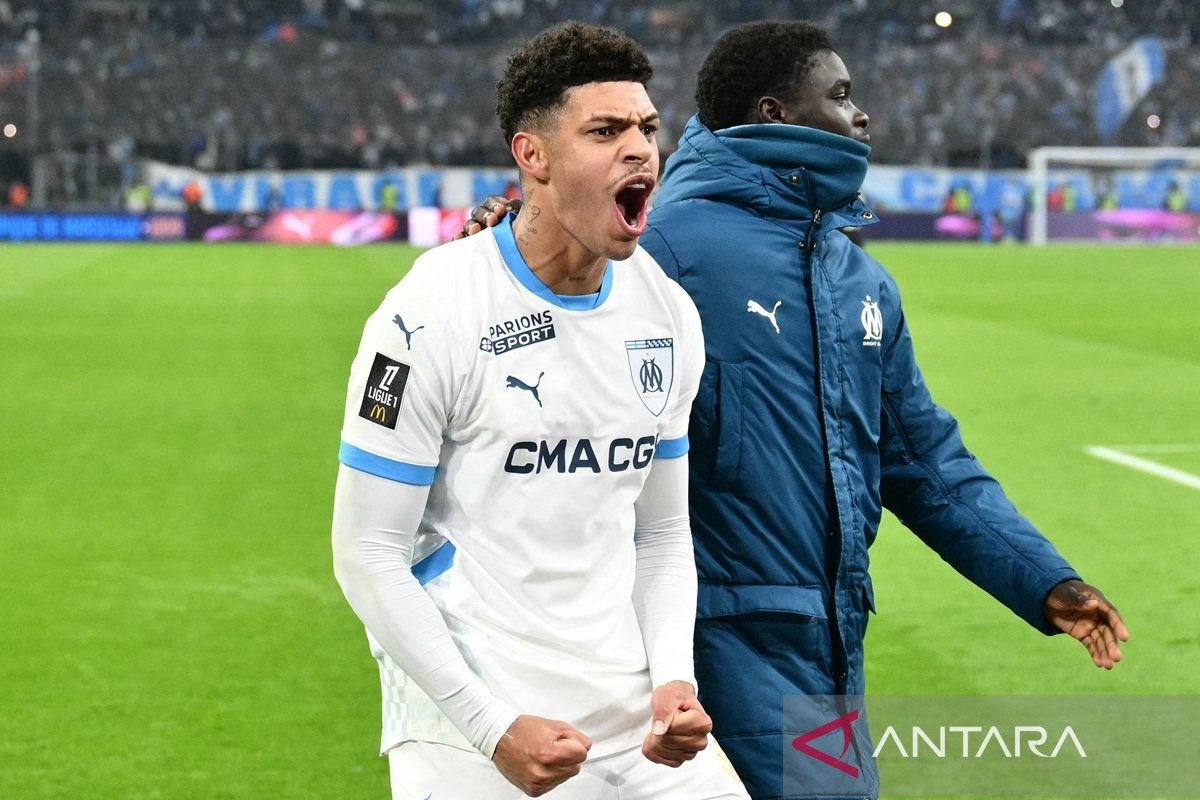 Marseille susah payah amankan kemenangan 3-2 berhadapan dengan Lyon