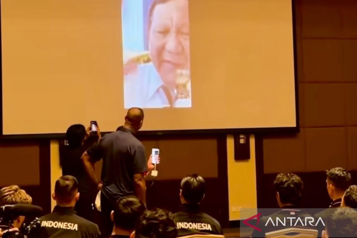 Presiden Prabowo lakukan panggilan video terhadap skuad timnas Indonesi
