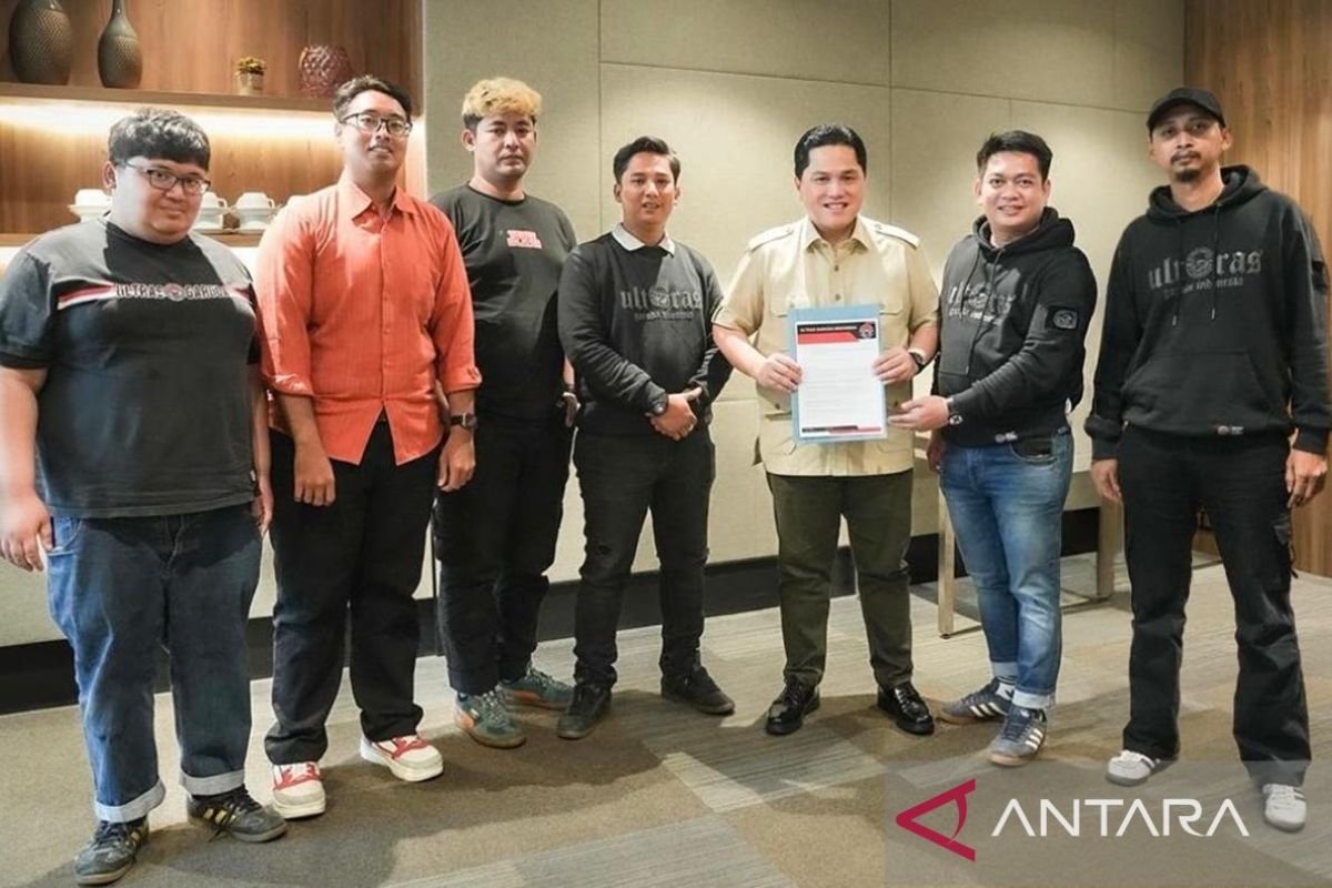 Ketua PSSI Erick Thohir temui perwakilan Ultras Garuda Tanah Air