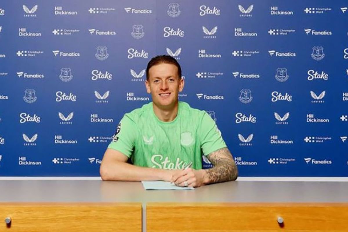 Jordan Pickford resmi perpanjang kontrak dengan Klub sepak bola Klub sepak bola Everton hingga 2029