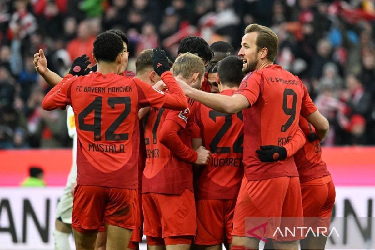 Meraih kemenangan 3-0 menghadapi Bremen, Muenchen unggul 9 poin ke puncak klasemen
