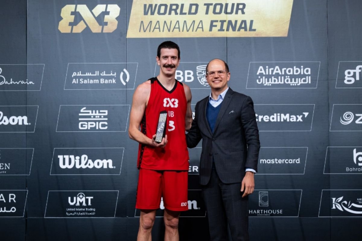 Strahinja Stojacic raih MVP FIBA 3×3 World Tour Final Manama 2025