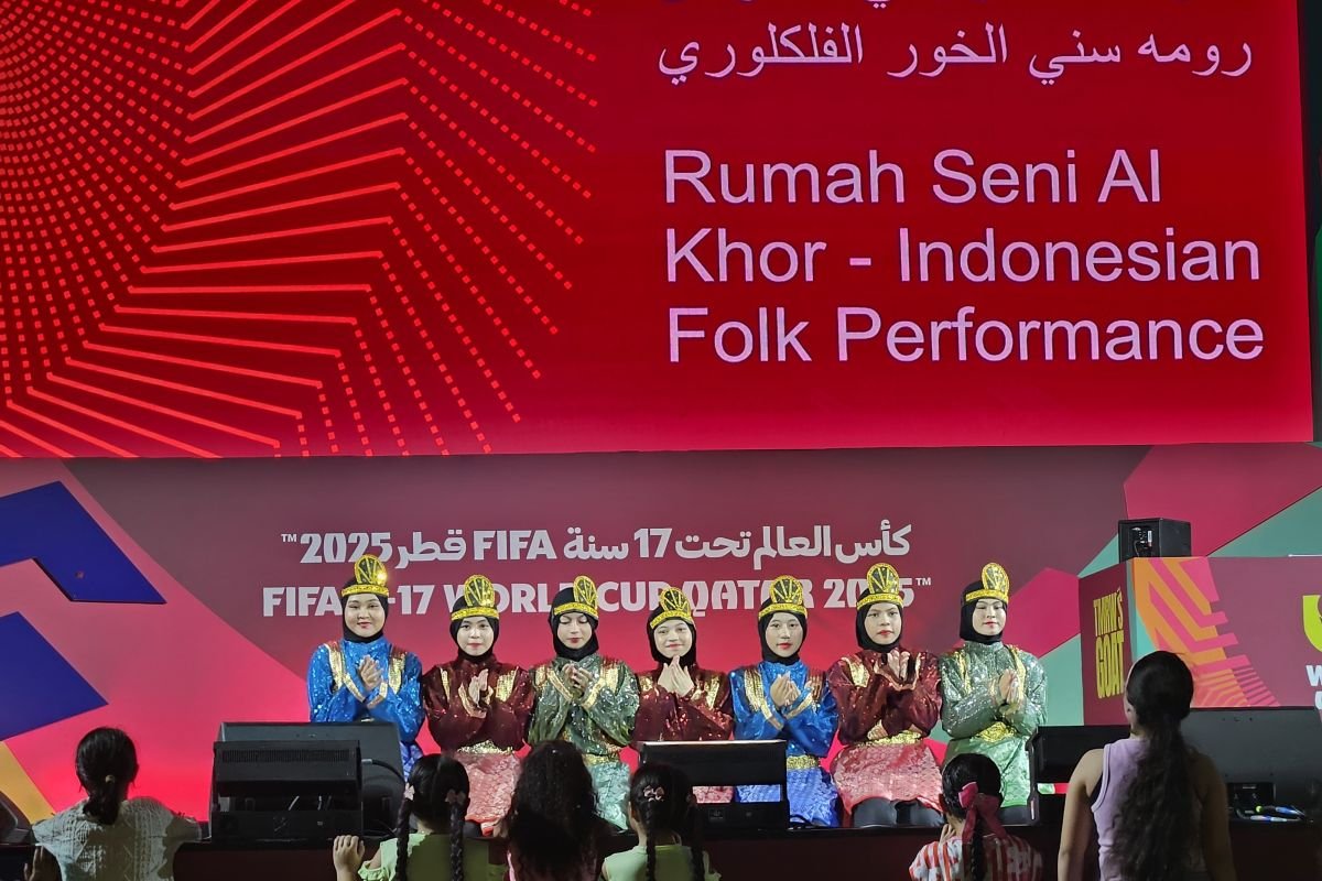 Sanggar tari Indonesi ramaikan fanzone Piala Bumi U17