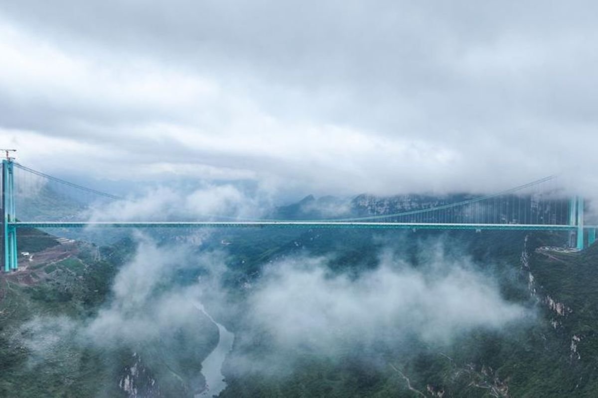 Mengenal Jembatan Hongqi pada China yang tersebut digunakan ambruk dan juga merebak ke medsos