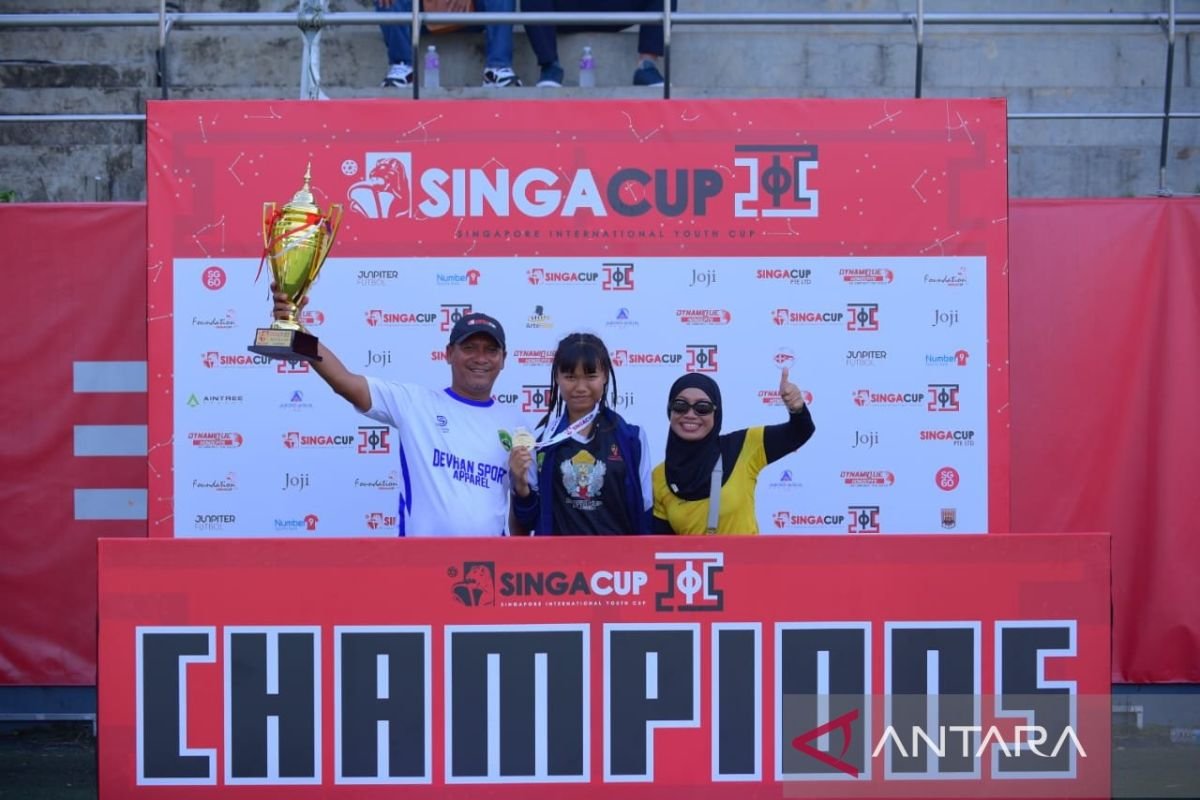 Tajimalela FA U-14 juara Singa Cup 2025 Singapura