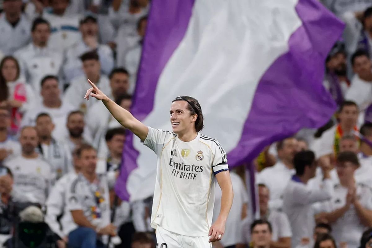 Alvaro Carreras bahagia cetak gol debut pada pada Real Madrid