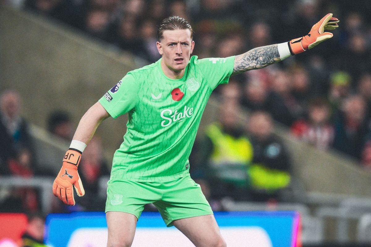 Pickford senang raih kemenangan perdananya di dalam di Old Trafford