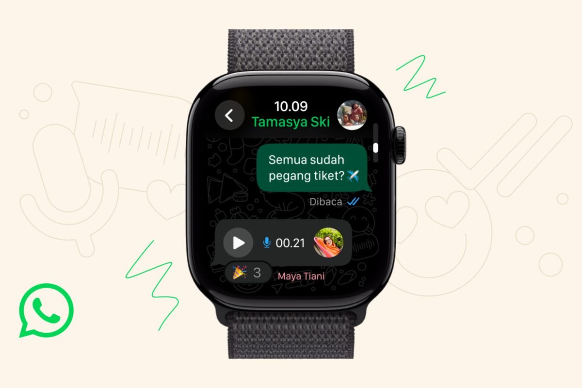 Mengenal prasarana WhatsApp pada Apple Watch