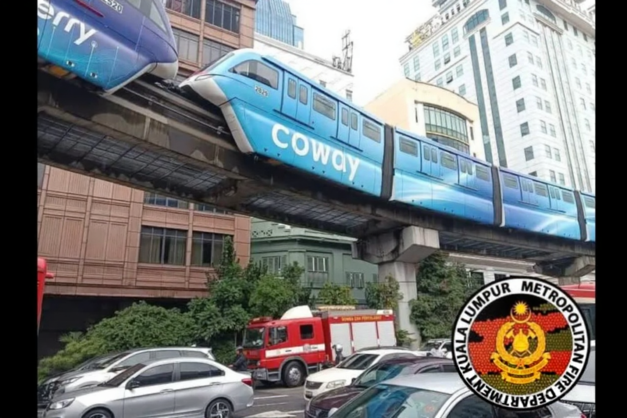 Monorel mogok ke Kuala Lumpur, 373 penumpang dievakuasi dramatis