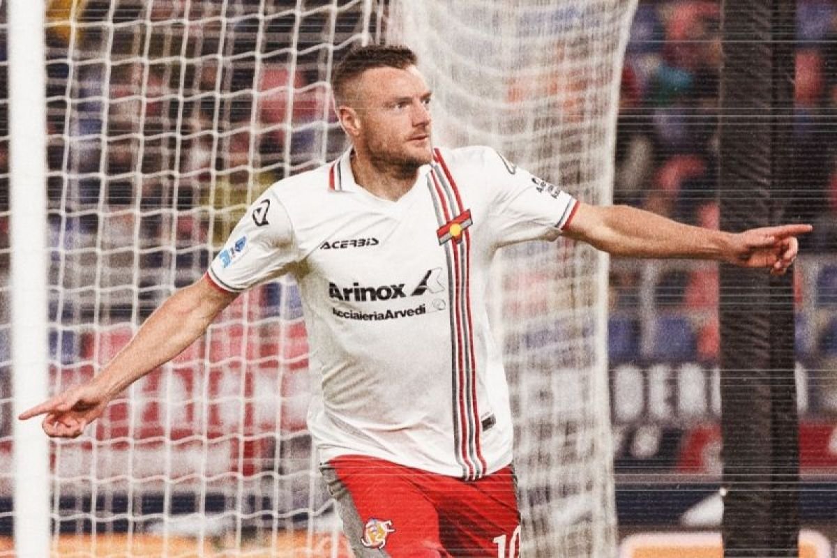 Dua gol Jamie Vardy bawa Cremonese menang 3-1 bertarung dengan Bologna