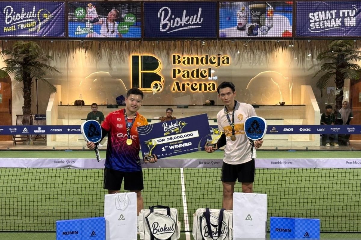 Biokul Padel Tourney 2025 jadi ruang kompetitif pemain amatir