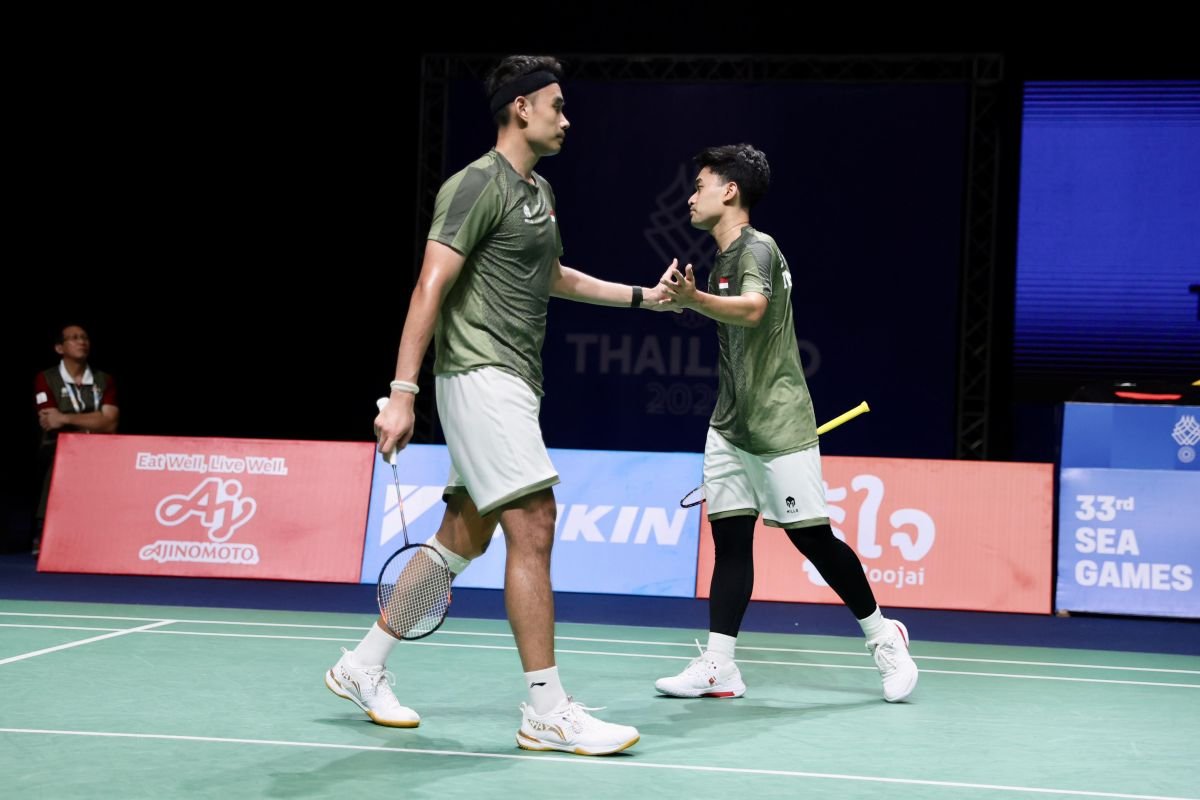 Leo/Bagas tertunduk di tangan Aaron/Soh pada putaran semifinal