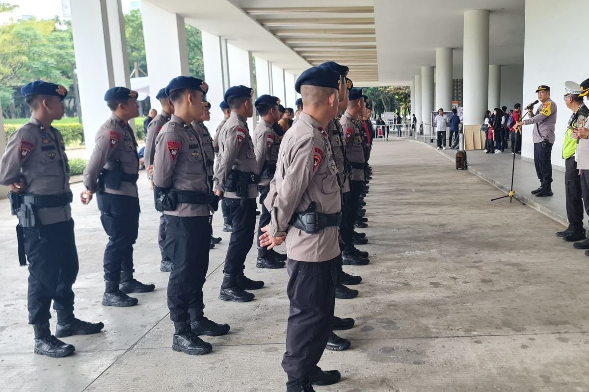 Polisi kerahkan 465 personel amankan perayaan Natal pada Indonesia Arena