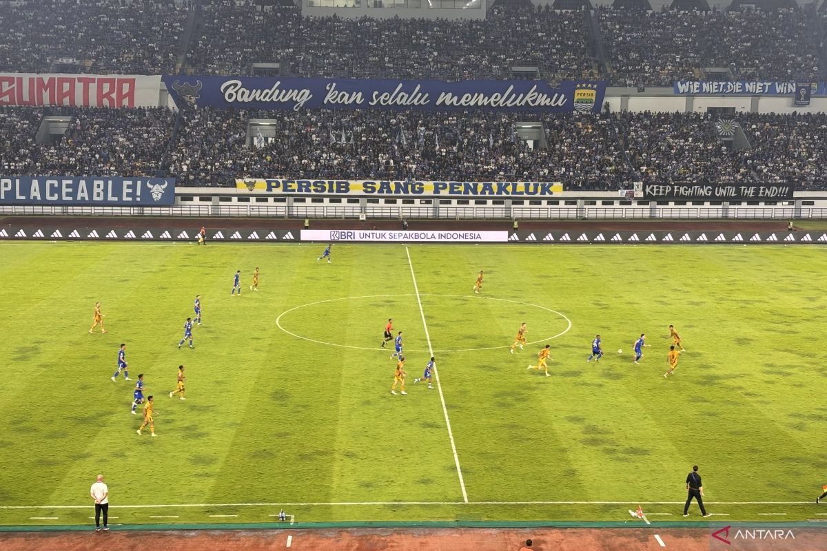 Dua gol Ramon Tanque amankan kemenangan Persib menghadapi Bhayangkara FC